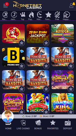 Hornetbet Casino Mobile Jackpot