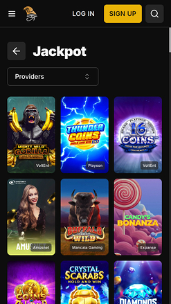 Horus Casino Mobile Jackpot