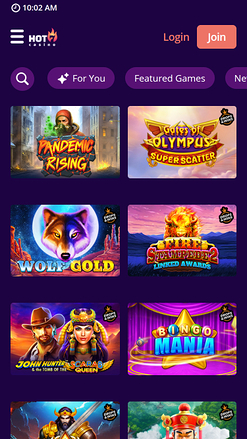 Hot7 Casino Mobile Drops And Wins