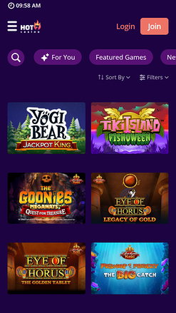 Hot7 Casino Mobile Jackpot