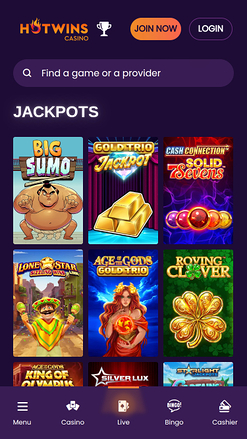 Hotwins Casino Mobile Jackpot