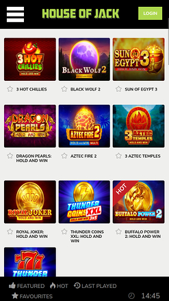 House of Jack Casino Mobile Game Developers