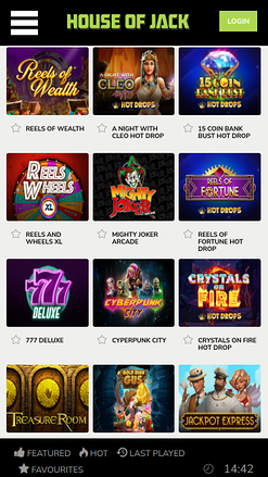 House of Jack Casino Mobile Jackpot