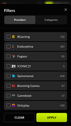 Instasino Casino Mobile Game Developers