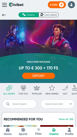 Ivibet Casino Mobile Games