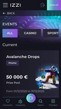 Izzi Casino Mobile Promotions
