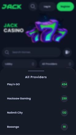Jack Casino Mobile Game Developers