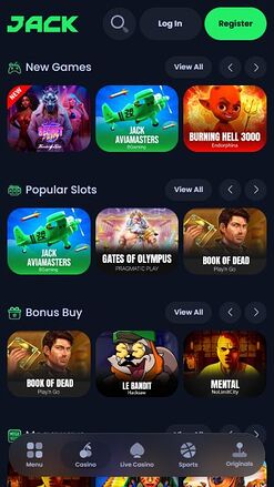 Jack Casino Mobile Games