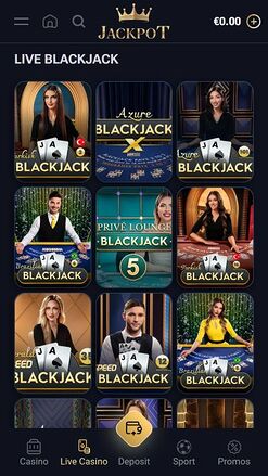 Jack-Pot Casino Mobile Live Dealer