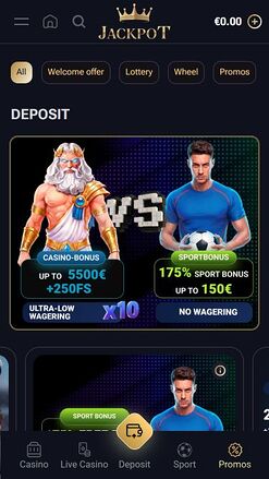 Jack-Pot Casino Mobile Promotions