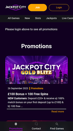 Jackpot City Casino Promotions Mobile