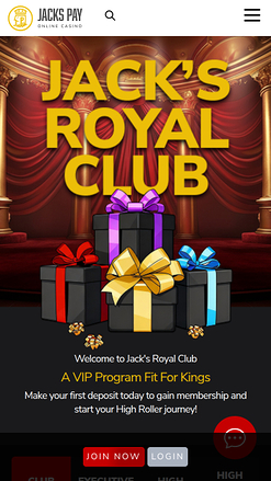 JacksPay Casino Mobile VIP