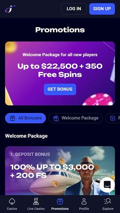 Jet4bet Casino Mobile Promotions