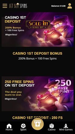 JetSetSpins Casino Mobile Promotions