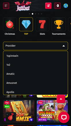 Jettbet Casino Mobile Game Developers