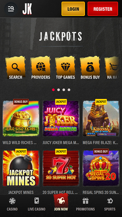 Jokery Casino Mobile Jackpot