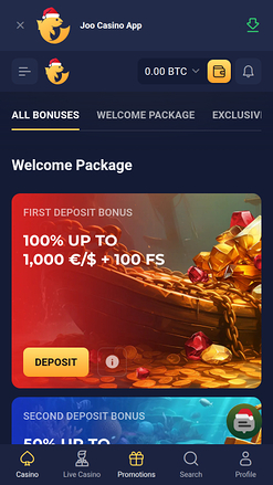 Joo Casino Mobile Promotions