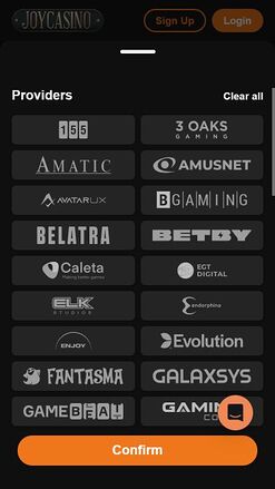 Joy Casino Mobile Game Developers