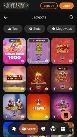 Joy Casino Mobile Jackpot