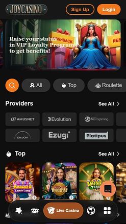 Joy Casino Mobile Live Dealer