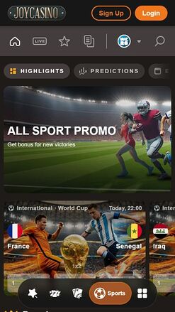 Joy Casino Mobile Live Sports