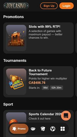 Joy Casino Mobile Promotions