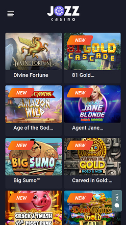 Jozz Casino Mobile Jackpot