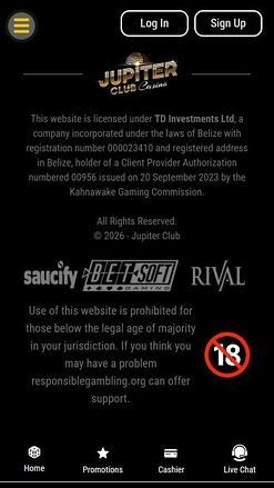 Jupiter Club Casino Mobile Game Developers