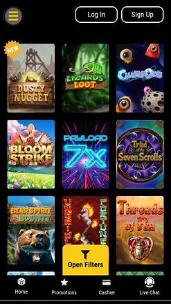 Jupiter Club Casino Mobile Games