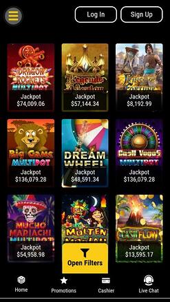Jupiter Club Casino Mobile Jackpot