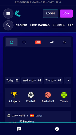 Karamba Casino Sports Mobile