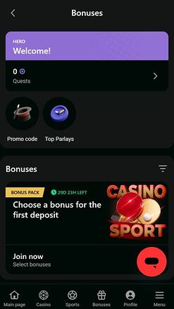 Kheli Bet Casino Mobile Promotions