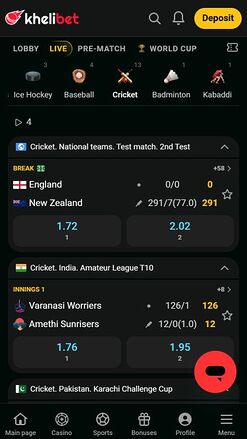 Kheli Bet Casino Mobile Sports