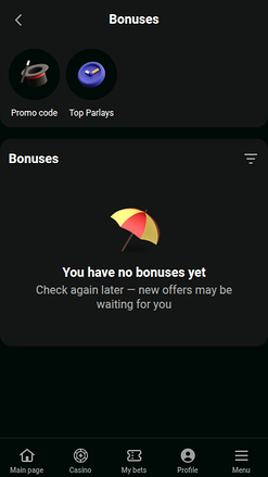 Promotions screenshot of Kheli Bet for Mobile