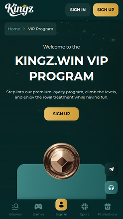 Kingzwin Casino Mobile VIP Program