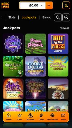 Kong Casino Mobile Jackpot