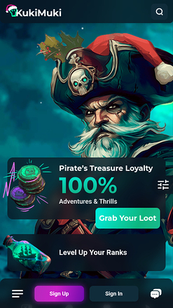 KukiMuki Casino Homepage