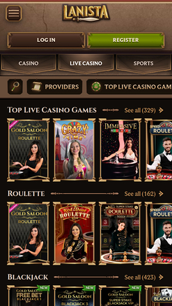 Lanista Casino Live Dealer