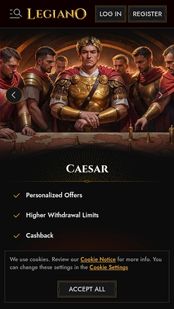 Legiano Casino Mobile VIP Program