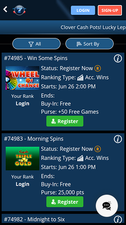 Liberty Slots Casino Mobile Tournaments