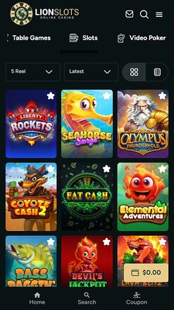 Lion Slots Casino Mobile Games