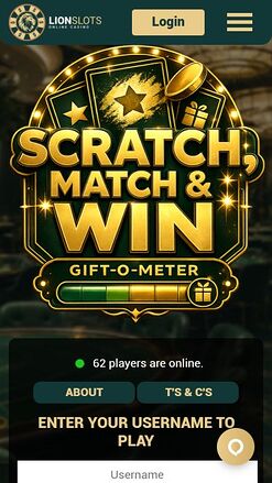 Lion Slots Casino Mobile Scratch, Match & Win