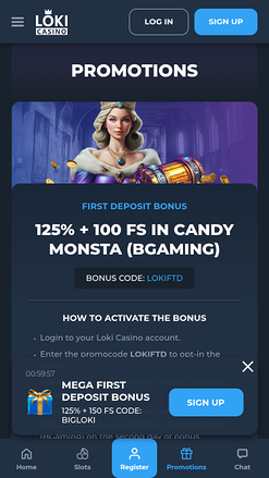 Loki Casino Mobile Promotions