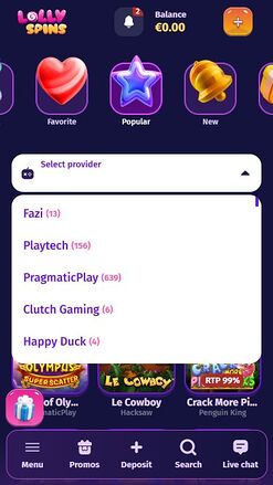 Lolly Spins Casino Mobile Game Developers