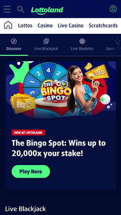 Lottoland Casino Mobile Live Dealer