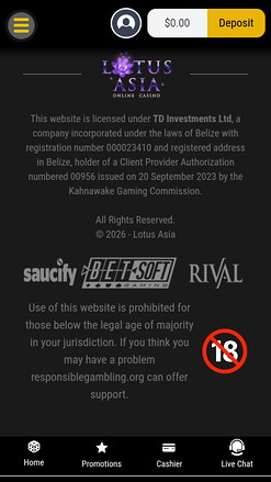 Lotus Asia Casino Mobile Game Developers