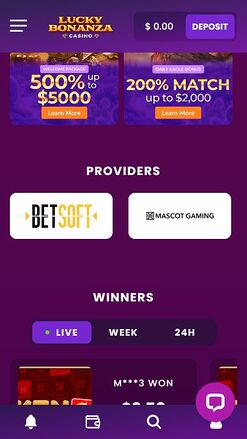 Lucky Bonanza Casino Mobile Game Developers