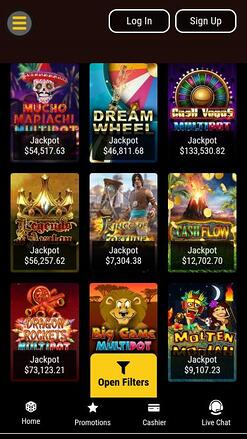Lucky Creek Casino Mobile Jackpot 