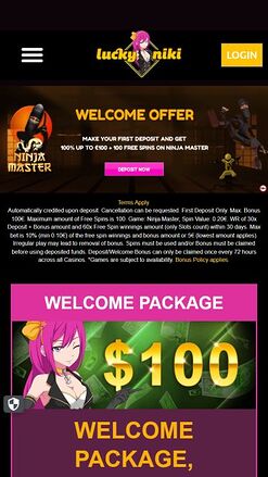 Lucky Niki Casino Mobile Promotions