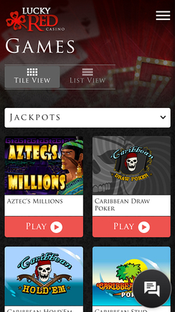 Lucky Red Casino Mobile Jackpot